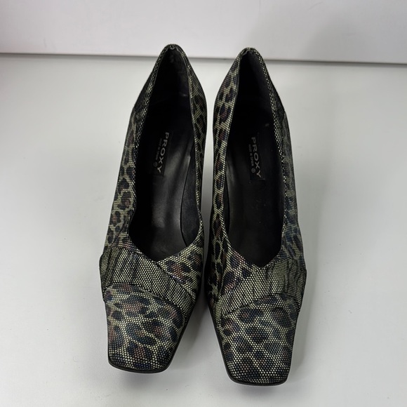 Proxy Animal Print 3" Heel Pumps Made in Spain size 9 - Picture 3 of 11
